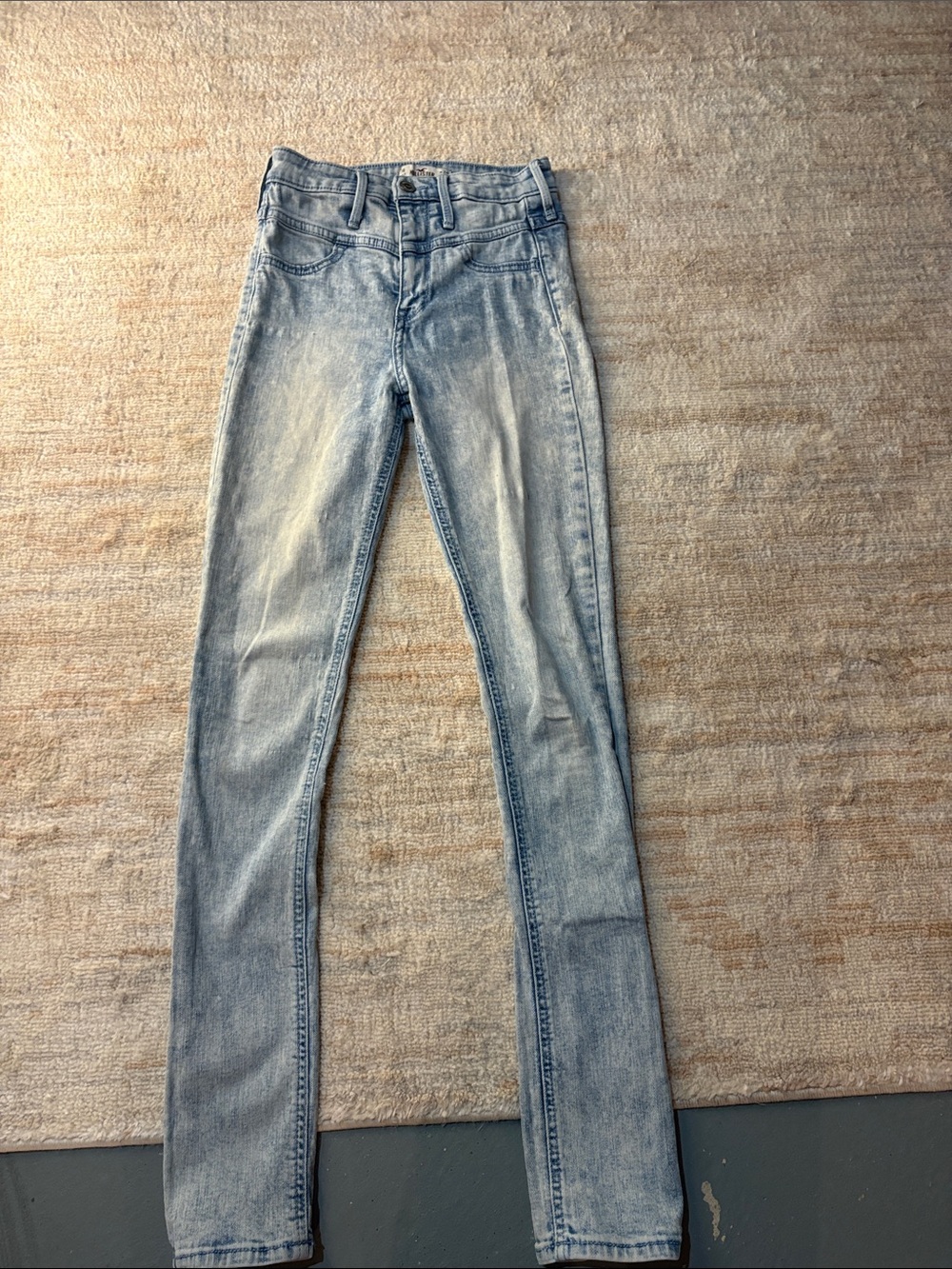 Hollister Faded Light Blue Skinny Jeans